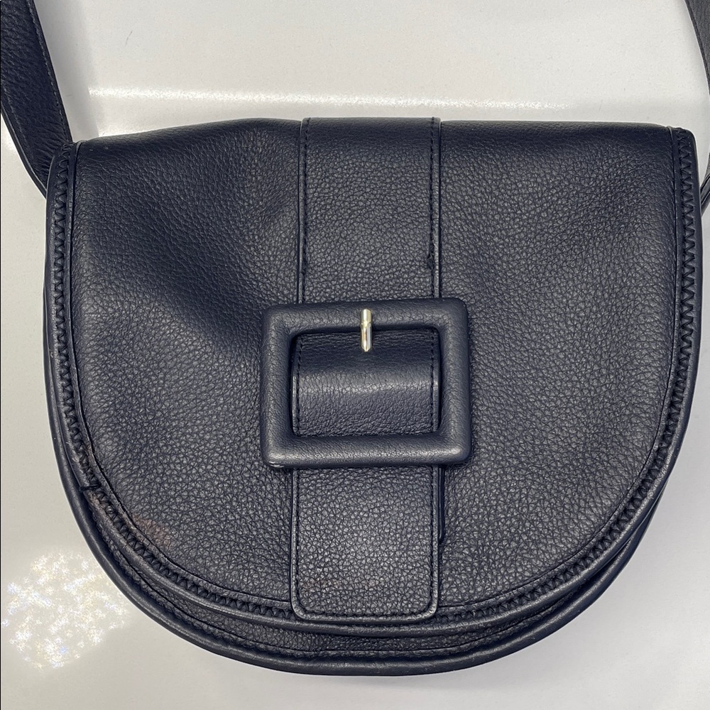 Talbots Blue Crossbody Bag with Buckle